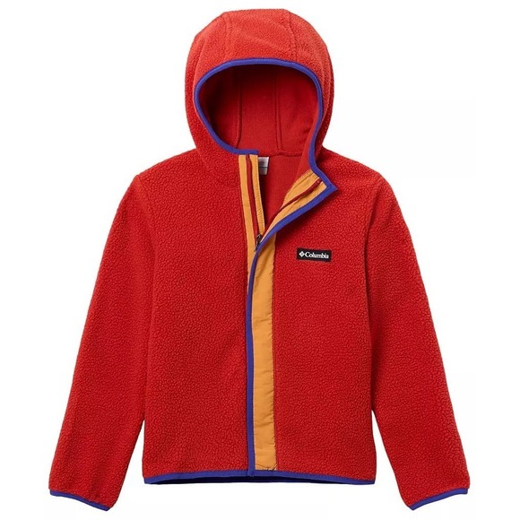 Columbia Other - Columbia Kids' Highland Pine Full-Zip Fleece Hoodie Red XL NWT